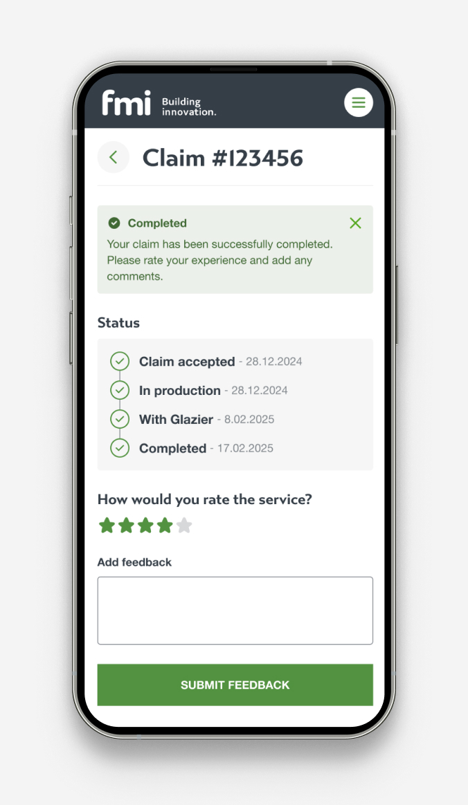 FMI Customer Portal Mobile